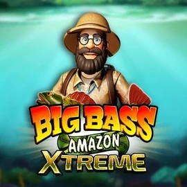 Big Bass Amazon Xtreme online game logo by Pragmatic Play on cazeus-casino.eu.com