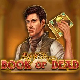 Book of Dead casino game by Play'n GO – featured logo at Cazeus Casino
