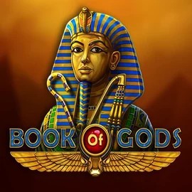 Slots logo of Book of Gods from BF Games at Cazeus Casino