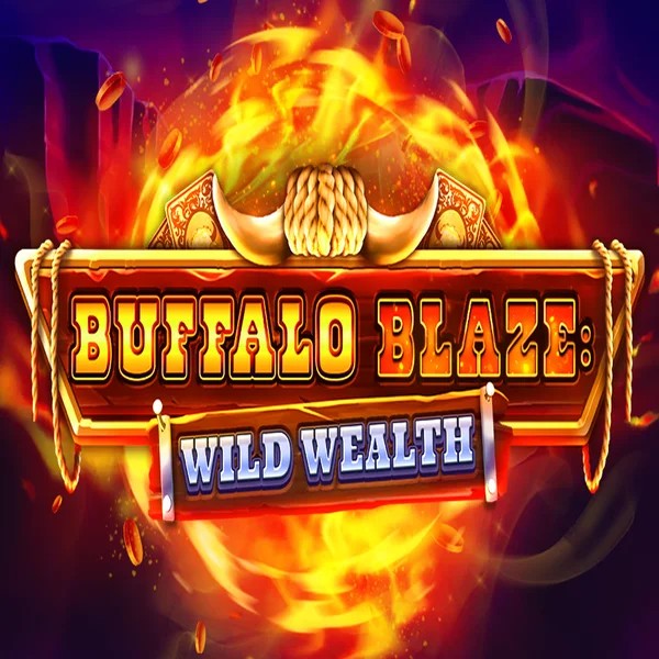 Buffalo Blaze Wild Wealth logo by OctoPlay Cazeus Casino