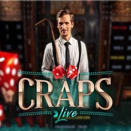 Live Craps by Evolution, showcased at cazeus-casino.eu.com – game logo