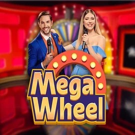 Mega Wheel logo by Pragmatic Play at Cazeus Casino