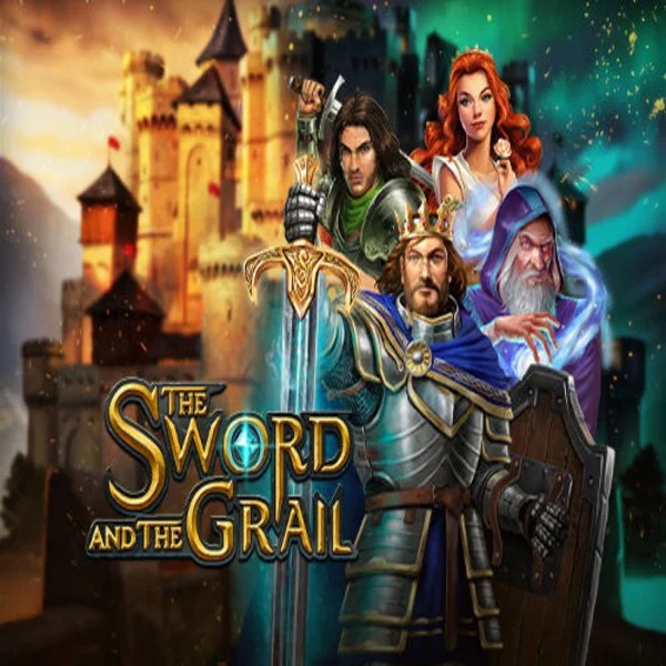 The Sword and the Grail by Play'n GO, showcased at cazeus-casino.eu.com – game logo